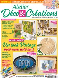 Osez le charme rétro chic et le look vintage pour un intérieur toujours plus tendance avec Atelier Déco et créations n°58