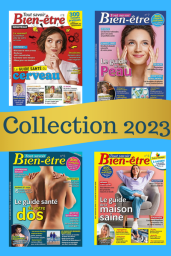 Découvrez la collection 2023 Tout savoir Bien-être : cerveau, peau, dos et maison saine. 4 guides santé pratiques et complets. Achat magazine sur Divertistore