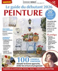 Découvrez le numéro spécial Peinture des Éditions du Chevalet : aquarelle, pastel, acrylique, huile… toutes les techniques pour progresser ! Achat magazine sur Divertistore