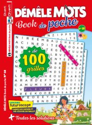 Démêle Mots Book de poche 18 avec plus de 100 grilles - Achat magazine sur Divertistore.com