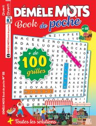 Mots mêlés - Démêle Mots Book de poche 22 avec plus de 100 grilles