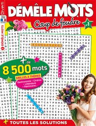 Le magazine Démêle Mots Book de poche numéro 9 de Diverti Editions pour vous divertir et vous détendre en 100 grilles - Achat magazine sur Divertistore