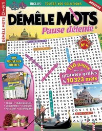 revue Démêle Mots Pause Détente n°4 - Thèmes folklore, tourisme, gastronomie