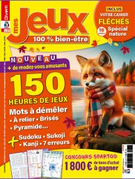 Mes Jeux 100 % Bien-Être 23 - Cahier Fléchés Spécial nature - couverture