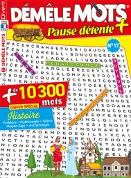 + de 10 300 mots à dénicher dans les grilles de ce nouveau numéro de Démêle-Mots à 9 thèmes dont un cahier spécial Gastronomie - Achat magazine Divertistore