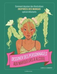 Couverture de l'ouvrage de Lidia Cambón (msshanh) aux éditions de saxe. Illustration manga pastel d'une fille aux cheveux verts.