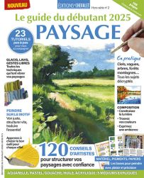 Plongez dans l’art du paysage avec ce hors-série des Éditions du Chevalet : 148 pages de conseils, pas à pas et techniques pour peindre la nature à l’aquarelle, gouache ou pastel. Idéal débutants et artistes confirmés. Achat magazine sur Divertistore