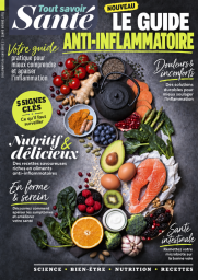 Découvrez le Guide Anti-inflammatoire : comprendre l’inflammation, adopter de meilleures habitudes et découvrir des recettes simples et gourmandes. Achat magazine sur Divertistore.com