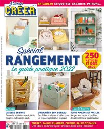 Des idées originales pour ranger chaque pièce de la maison  grâce à ce nouveau numéro de J'Aime Créer de Diverti Editions