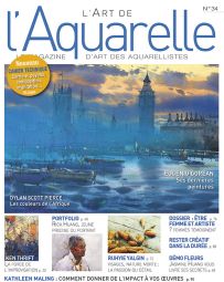 Magazine l'Art de l'Aquarelle numéro n°34