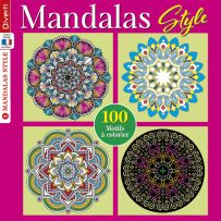 Le magazine Mandalas Style n°5 vous propose 100 motifs à colorier, aux formes géométriques circulaires d'inspiration spirituelle - Achat magazine sur Divertistore.com