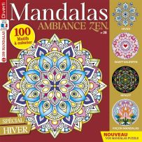 Découvrez le nouveau numéro de Mandala Ambiance Zen spécial hiver ! Plongez dans un univers apaisant avec des mandalas inspirés par la saison froide et des idées pour cultiver la sérénité au cœur de l’hiver. Achat magazine sur Divertistore.com