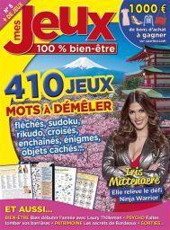 Mes Jeux Bien-Être 8 - 400 jeux - Mots fléchés, Sudoku, Rikudo, croisés, enchainés.... - Magazine de Diverti Editions