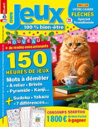 Mes Jeux 100 % Bien-Être 24 - Cahier Fléchés Spécial Scandinavie