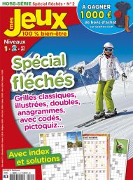 Mes Jeux 100% bien-être - Hors Série 01 - Spécial Fléchés - Niveau 1-2-3 - Diverti Editions