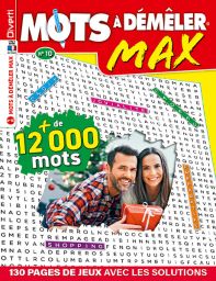 Mots à démêler MAX n°12 - Grand format