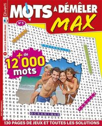 Un grand format pour mieux vous imprégner des grilles de ce nouveau numéro de Mots à Démêler Max ! Achat magazine sur Divertistore