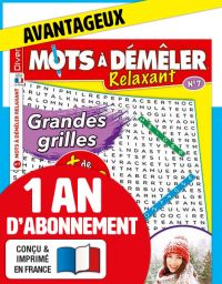 Abonnement 1 AN à Mots à Démêler Relaxant