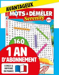 Abonnement 1 AN à Mots à Démêler Serenity