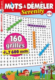 Que la sérénité soit avec vous en jouant avec Mots à Démêler Serenity n°10 de Diverti Editions