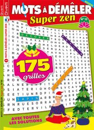 Moment de détente assuré avec ce nouveau numéro de Mots à Démêler Super Zen n°9  - Diverti Editions