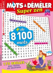 Moment de détente assuré avec ce nouveau numéro de Mots à Démêler Super Zen n°9  - Diverti Editions