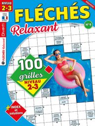 100 grilles de mots fléchés de niveau 2-3 avec index et solutions dans ce nouveau numéro de Fléchés Relaxant pour une pause détente. Achat magazine sur Divertistore