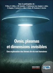 Couverture du livre Parasciences Hors-série : Ovnis, plasmas et dimensions invisibles chez JMG Éditions. Illustration d'une soucoupe volante au-dessus d'une forêt sombre.
