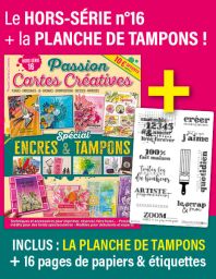 Cartes créatives Hors-série n°16 spécial Tampons et encres