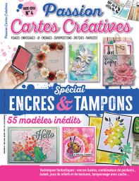 55 modèles inédits, techniques fantastiques : encres fusées, combinaison de pochoirs, bokeh, jeux de reliefs et de textures, tamponnage avec cache... - Achat magazine sur Divertistore