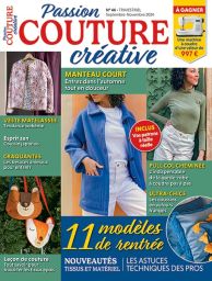Passion Couture Créative n°46 - Inclus : vos patrons à taille réelle