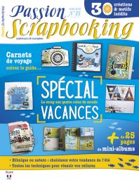 albums de vacances scrapbooking
