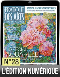 Téléchargement du hors-série de Pratique des Arts accorde du temps aux artistes pour qu'ils nous expliquent leur inspiration et leur technique : plongez dans l'univers de l'aquarelle…