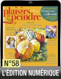 Le téléchargement du magazine Plaisirs de peindre n°58 : Progressez en dessin, libérez votre créativité avec la couleur, apprenez à peindre les fleurs en gros plan, réussissez la composition de vos tableaux…