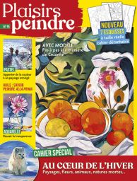 Plaisirs de Peindre n°93 esquisses démos peinture aquarelle pastel