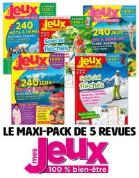 Le PACK MULTI-JEUX 2020 - 5 revues Diverti Editions