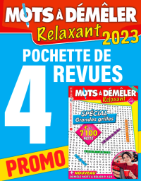 Pack Mots à Démêler Relaxant 2023 - 4 revues