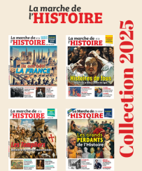 Pochette 2025 La Marche de l'Histoire : 4 magazines (n°51 à 54) sur les Templiers, la France, les grandes figures et les événements historiques. - Achat magazine sur Divertistore.com