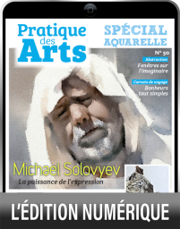 Pratique des arts - spécial aquarelle n°50 - couverture
