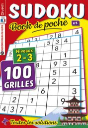 Sudoku Book de poche n°4 - Niveaux 2-3 - Magazine de Diverti Editions