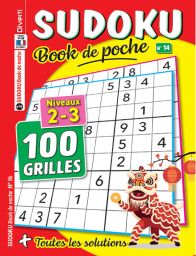 Sudoku Book de poche numéro 14 - Niveaux 2-3