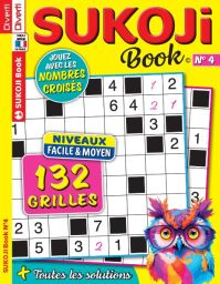 Sukoji Book n°3 Niveaux facile et moyen revue de jeux Diverti éditions