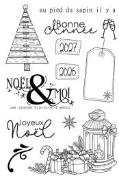 Tampons de Noël 2026 - complément de Passion Cartes créatives 84