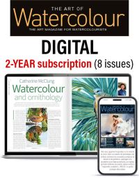 The Art of Watercolor magazine 2 years digital subscription