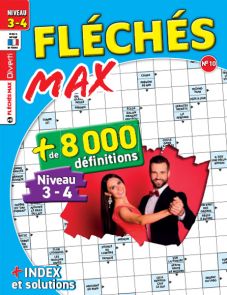 Fléchés Max n°10 - Grilles de niveau 3-4 - Magazine de Diverti Editions