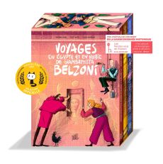 BD Coffret en 3 volumes : Voyages en Egypte et en Nubie de Giambattista Belzoni Tomes 1 à 3 Avec un exlibris Grégory Jarry, Lucie Castel