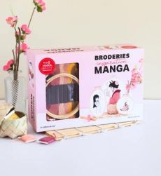 Coffret broderies inspiration manga - 9782756540917