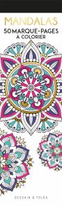 Livre Mandalas - 50 marque-pages à colorier 9782295013309
