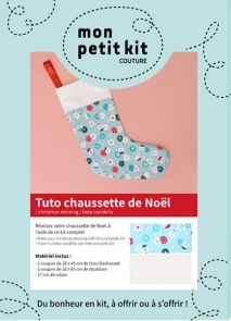 Mon petit kit couture - chaussette de Noël