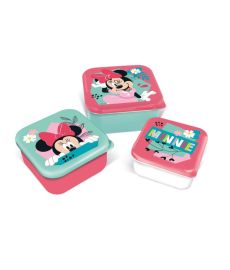 MINNIE - Boîtes à Snack - 3 pcs